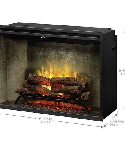 36" Dimplex Revillusion® Electric Fireplace Weathered Concrete 500002401