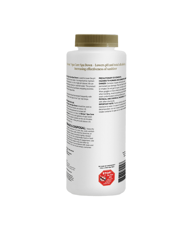 Sirona™ Spa Down: pH Decreaser for Hot Tub 82104