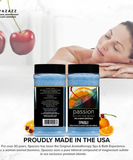 Spazazz 17 oz Passion Sex On The Beach Spa & Bath Crystals SPZ-503