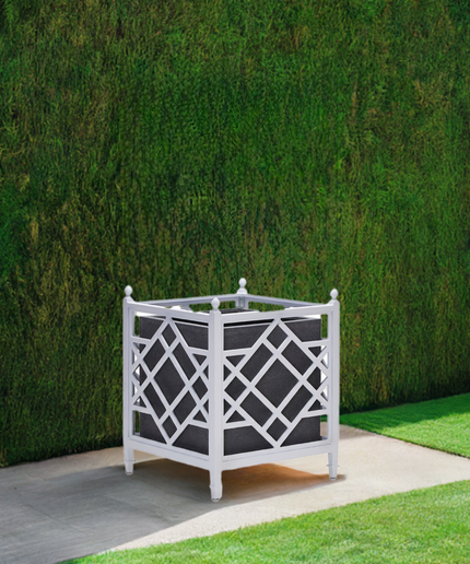 Woodard Tuoro 24.75"W x 24.75"D x 27.25"H Square Planter by Alexa Hampton 7S26PLTR