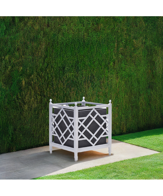 Woodard Tuoro 24.75"W x 24.75"D x 27.25"H Square Planter by Alexa Hampton 7S26PLTR