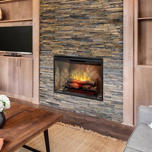 36" Dimplex Revillusion® Electric Fireplace Herringbone 500002400